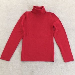 The Limited Stretch Red Turtleneck NEW